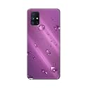 PRINTFIDAA Water Bubbles in Lilac Background Printed