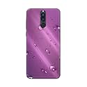 PRINTFIDAA Water Bubbles in Lilac Background Printed
