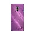 PRINTFIDAA Water Bubbles in Lilac Background Printed