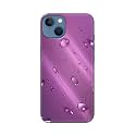 PRINTFIDAA Water Bubbles in Lilac Background Printed