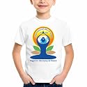 PrintMall International Yoga Day Printed Round Neck