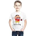 Boys Shinchan Cartoon Printed T-Shirt Half Sleeve