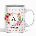 PRINTSWAYS Customised Coffee Mug Flower Print -