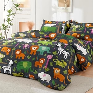 priscilla 200 gsm 400 tc kids glace cotton reversible cartoon printed double bed king size comforter with matching bedsheet 90  100 with 2 pillow covers set of 4 pieces design 25