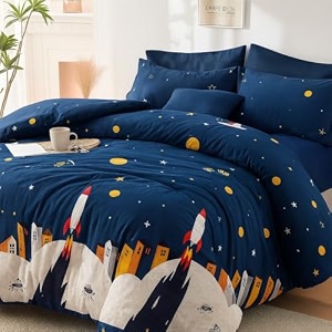 priscilla 200 gsm 400 tc kids glace cotton reversible cartoon printed double bed king size comforter with matching bedsheet 90  100 with 2 pillow covers set of 4 pieces design 23