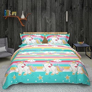priscilla 200 gsm 400 tc kids glace cotton reversible cartoon printed double bed king size comforter with matching bedsheet 90  100 with 2 pillow covers set of 4 pieces design 11