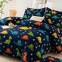 PRISCILLA 200 GSM 400 TC Kids Glace Cotton Reversible Cartoon Printed Double Bed King Size Comforter with Matching Bedsheet 90 * 100 with 2 Pillow Covers Set of 4 Pieces (Design 2)
