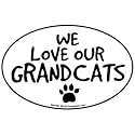 Prismatix We Love GrandCats Oval Magnet, 6 x 4 Inches, 1 Pack