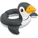 Inflatable Swim Pool Float Water Float Ring Tube Swimming Baby Safety Seat Float Ring Red Fire Engine Shape Tube Water Toys Air Mattress for Kids and Adults (pegvin Swim tub)