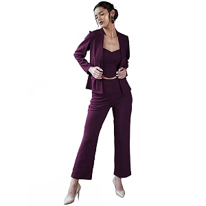 PristiveFashionHub Womens Co-ord Set for WomenCollared Neck