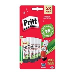 pritt glue stick safeampchild-friendly glue for artsampcrafts activities strong-hold adhesive for school amp office supplies can be repositioned 97 natural ingredients apply and remove cleanly 5x11g