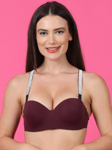 PrivateLifes Shine Strap Half Cup Underwire Balconette