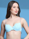 PrivateLifes Women Plunge Lightly Padded Bra