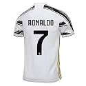 Ronaldo 7 Jersey Football Real White Jersey T-Shirt (Kids, Boys &amp; Men)