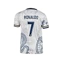 Ronaldo 7 Jersey Football Real White Jersey T-Shirt (Kids, Boys &amp; Men)