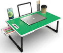PRIVILON Foldable Multipurpose US COTTED GREEN Plastic Portable Laptop Table