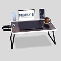 Laptop Stand for Desk, Computer Table, Phone and Tablet Stand for Desk, Portable Laptop Cup Holder Compatible with Foldable Leg, Laptop,Table (Marble Dark US Biding)