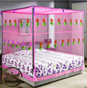 Privine double bed PINK 67ft bed box