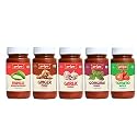 Priya Pickles Combo of 5 Pickle With Garlic 300g Each -Mango,Ginger, Garlic,Gongura, Tomato I Total 1500gm