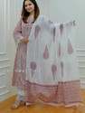 Priyanshi Fashion World Women Kurti Pant Dupatta Set