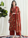 Priyanshi Fashion World Women Kurti Pant Dupatta Set
