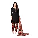 Priyashi Women Priyashi Womens Printed Unstiched French Crepe Dress Material(RAJVI RAMA)