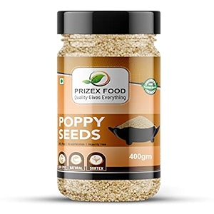 prizex natural organic poppy seeds  khus khus  posta dana 400gm