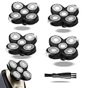 Pro 5 Replacement Blades for Freebirds Flexing Series Bald Head Shavers, Blades Refills with Precision and Comfort Shave(Pack of 4)
