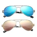 Pro Acme Kids Aviator Polarized Sunglasses for Boys Girls Age 3-18