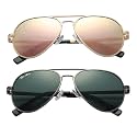 Pro Acme Kids Aviator Polarized Sunglasses for Boys Girls Age 3-18
