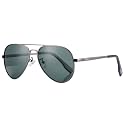 Pro Acme Polarized Aviator Kids Sunglasses for Girls Boys Age 3-18, Petite Aviator Frame for Small Face Juniors, 52MM