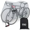 PRO BIKE TOOL Bicycle Cover - Transparent PVC Waterproof Bag - Outdoor Kids Bike Cover - Protects from Weather, Dust & Rain - Ideal for Garage with Safety Loops & Bike Storage Bag - XXL