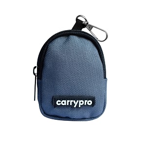 carrypro pro coin pouch with zipper for multipurpose usage for adults and kids small size pack of 1 space grey