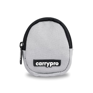 carrypro pro coin pouch with zipper for multipurpose usage for adults and kids small size pack of 1 mist grey