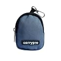CarryPro PRO Coin Pouch with Zipper for Multipurpose Usage for Adults and Kids, Small Size, Pack of 1 (Space Grey)