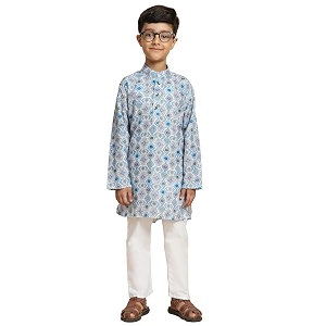Pro-Ethic Style Developer Boys Cotton Embellished Kurta