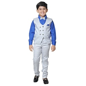 pro-ethic style developer boy39s 3 piece suit set cotton checked pattern