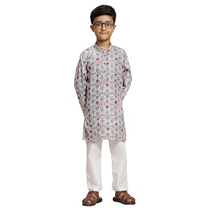 Pro-Ethic Style Developer Boys Cotton Embellished Kurta