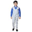 Pro-Ethic Style Developer Boy's 3 Piece Suit Set Cotton Checked Pattern