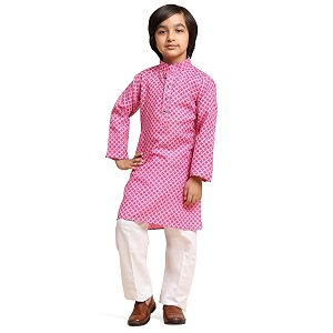 Pro-Ethic Style Developer Boys Silk Floral Kurta