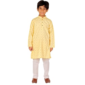 Pro-Ethic Style Developer Boys Cotton Geometric Kurta