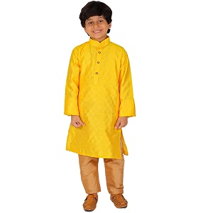 pro-ethic style developer handloom jacquard silk kurta set for boys  traditional ethnic wear  indian dress for kids  pack of 1 s-117