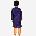 Pro-Ethic Style Developer Handloom Jacquard Silk Kurta Set for Boys | Traditional Ethnic Wear | Indian Dress for Kids | Pack of 1 (S-117)
