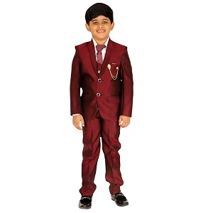 pro-ethic style developer kid39s 5 piece coat pant for boys  complete suit set shirt pant waistcoat amp tie t-126