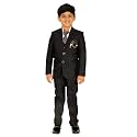 Pro-Ethic Style Developer Kid's 5 Piece Coat Pant for Boys ! Complete Suit Set Shirt, Pant, Waistcoat &amp; Tie (T-126)