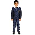 Pro-Ethic Style Developer Kid's 5 Piece Coat Pant for Boys ! Complete Suit Set Shirt, Pant, Waistcoat &amp; Tie (T-126)