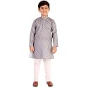 Pro-Ethic Style Developer Boys Cotton Pro Ethnic Style Developer Kurta Pajama Set | Traditional Ethnic Wear| | Striped | (S-184)