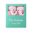 Pro Goleem Elephant Security Blanket Twin Baby Gifts Baby Snuggle Toy Lovey for Infant Girls Soft Lovie Pink, 2 Pack