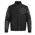 Pro Standard Mens WNBA Classic Triple Black Varsity Jacket