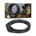 PRO365 Premium 4 Digit Combination Cycle Lock|High-Strength|Steel Wire|PVC Coating Cycle Lock
